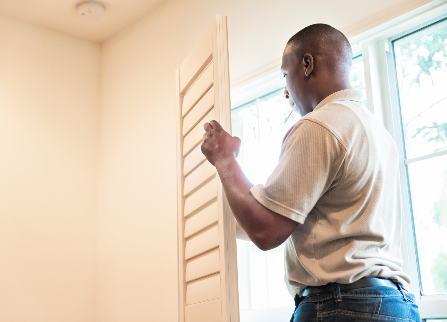 plantation shutter installation